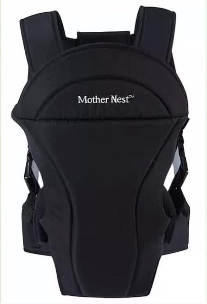 Mother Nest Front/Back Baby Carrier BLACK Carousel 1