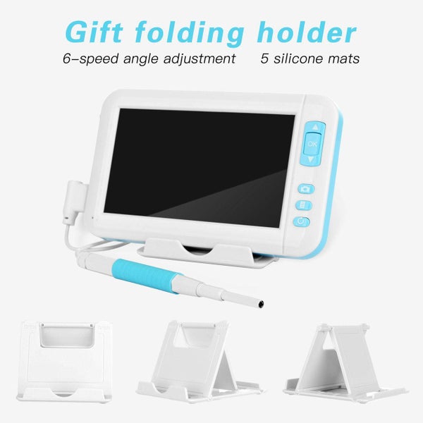 Screen 3.9Mm Diameter Ear Spoon Inspection Borescope Camera Endoscopes Carousel 12