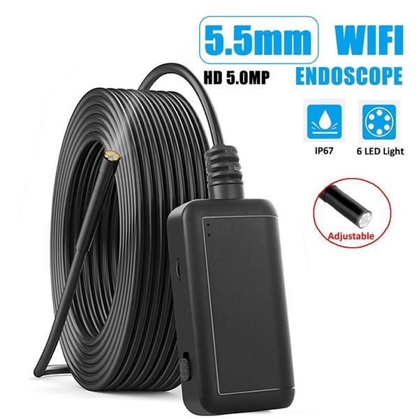 Wifi Endoscope Camera 5.5mm Lens USB 1920P Android Iphone Inspectioin Borescope Carousel 1