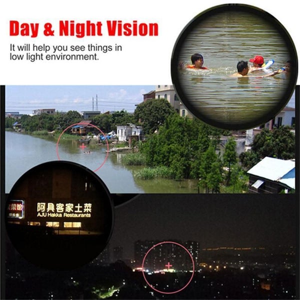 40X60 High Magnification Binoculars Low Light Night Vision Photo Telescope Carousel 10