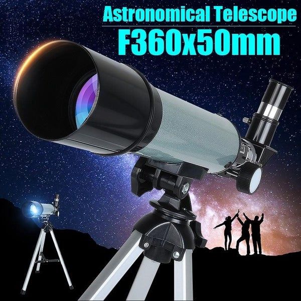 360x50mm Outdoor Astronomical Telescope Monocular Space Optical Glass Aluminum Carousel 1