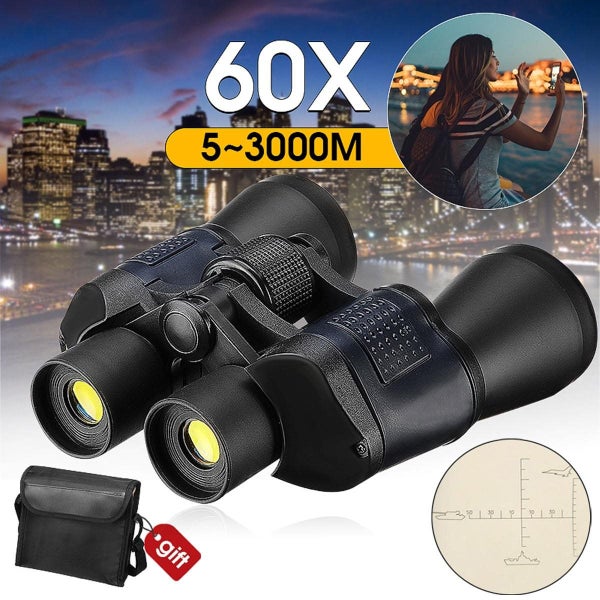 3000M Binoculars Binocular 60x60 Night Film Telescope Observation Optical Carousel 1