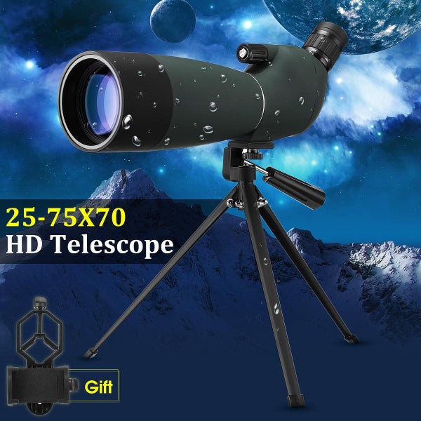 HD Optical Zoom Night Vision Monocular BAK4 Spotting Scope Telescope with Tripod Carousel 2