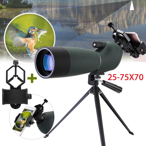 HD Optical Zoom Night Vision Monocular BAK4 Spotting Scope Telescope with Tripod Carousel 1