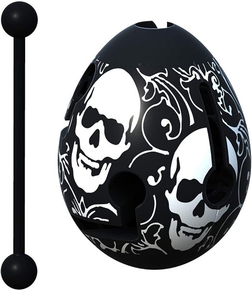 Smart Maze Eggs Easter Egg 3D Puzzle Educational Toy for Kids Level 9 Skull Carousel 1