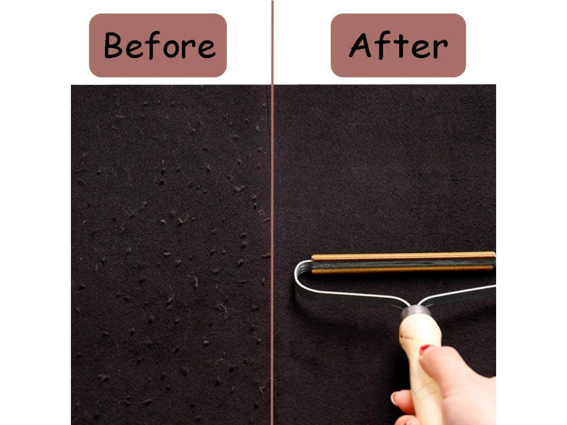 Portable Wool Lint Remover Fabric Clothes Fuzz Shaver Brush Carousel 2