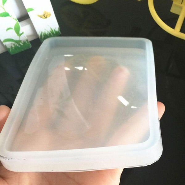 18Pcs Coaster Silicone Resin Mold Round Square Rectangle Heart Oval Molds Kit Carousel 5