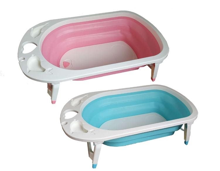 Neeva Folding Bath Tub - BLUE Carousel 1