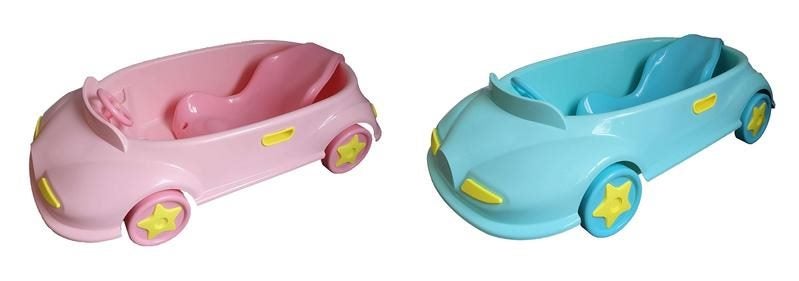 Neeva Car Bath with Bath Support - PINK Carousel 1
