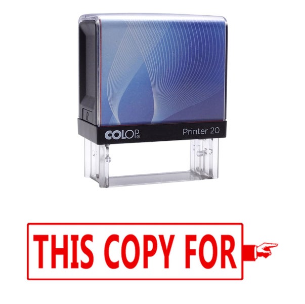 THIS COPY FOR Self Inking Rubber Stamp Custom Colop Office Stationary P20 Mini Carousel 1