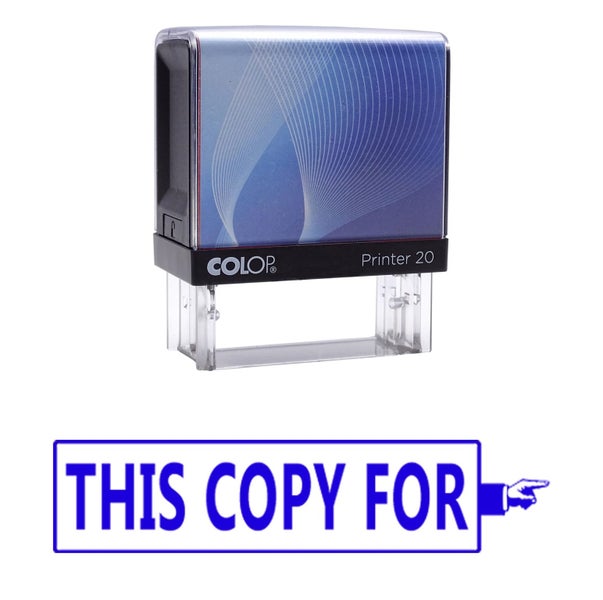 THIS COPY FOR Self Inking Rubber Stamp Custom Colop Office Stationary P20 Mini Carousel 2