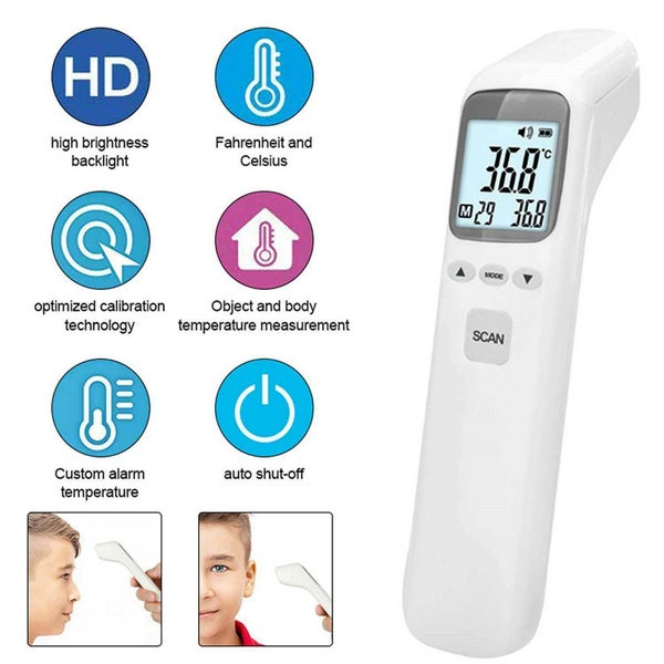 Baby Digital Thermometer Non-Contact Termometro Infrared LCD Fever IR Termometer Carousel 1