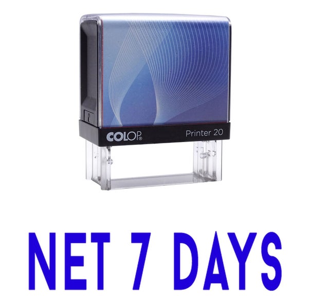 NET 14 DAYS Self Inking Rubber Stamp Custom Colop Office Stationary P20 Mini Carousel 2