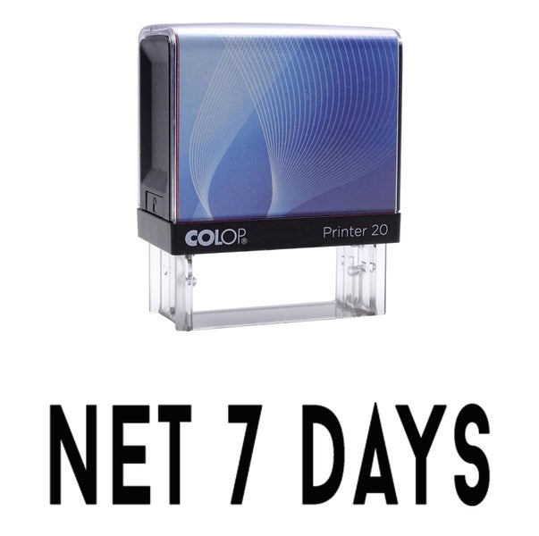 NET 14 DAYS Self Inking Rubber Stamp Custom Colop Office Stationary P20 Mini Carousel 4