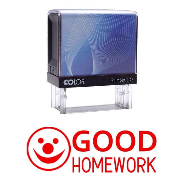 GOOD Self Inking Rubber Stamp Custom Colop Office Stationary P20 Mini Stamper Carousel 2