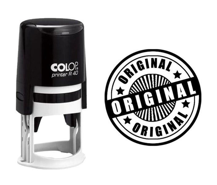 VERY GOOD Self Inking Rubber Stamp Custom Colop Office Stationary P20 Mini Carousel 1