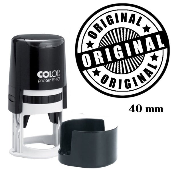 VERY GOOD Self Inking Rubber Stamp Custom Colop Office Stationary P20 Mini Carousel 2
