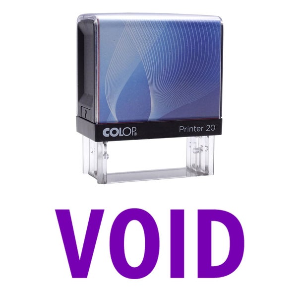 VOID Self Inking Rubber Stamp Custom Colop Office Stationary P20 Mini Stamper Carousel 2