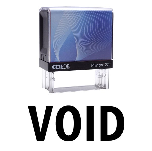 VOID Self Inking Rubber Stamp Custom Colop Office Stationary P20 Mini Stamper Carousel 4