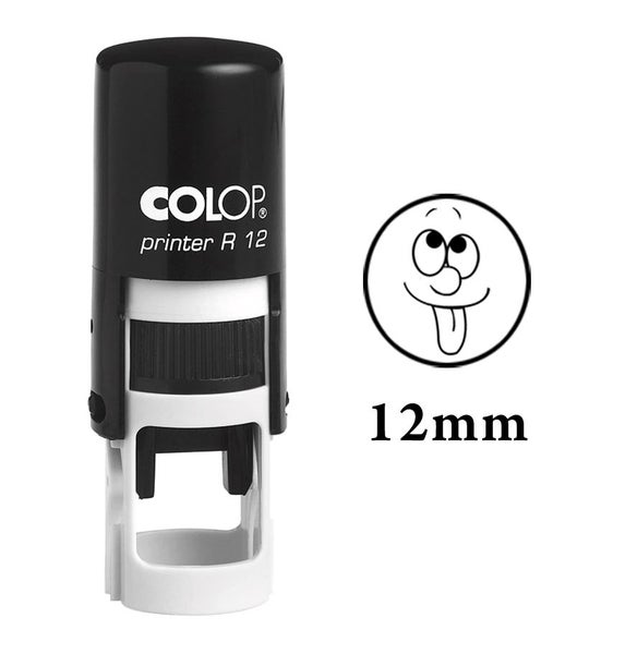 YIN YANG Self Inking Mini Rubber Stamp Colop Round Decorative Teachers Stamps Carousel 1