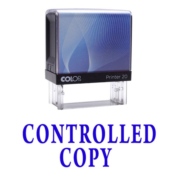 CONTROLLED COPY Self Inking Rubber Stamp Custom Colop Office Stationary Carousel 4