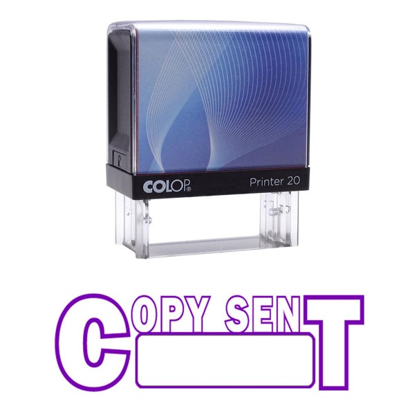 CHARGED Self Inking Rubber Stamp Custom Colop Office Stationary P20 Mini Stamper Carousel 4