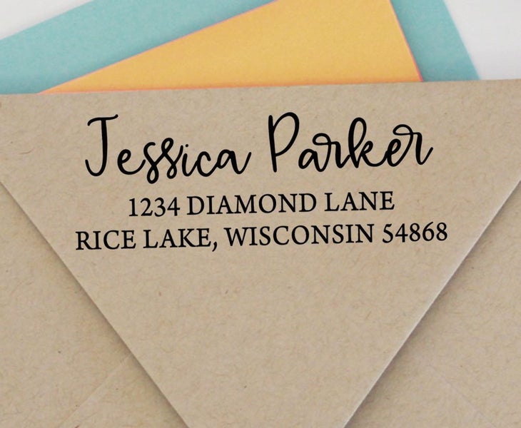Printtoo Personalized Self Inking Wedding Invitation Return Address Custom Carousel 2