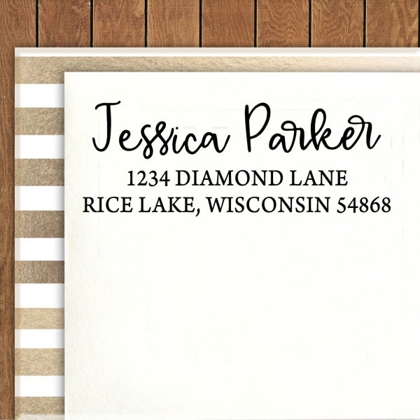 Printtoo Personalized Self Inking Wedding Invitation Return Address Custom Carousel 5