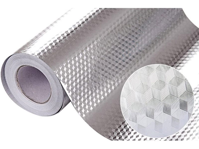 Kitchen Aluminum Foil Oil Proof Self Adhesive Stove Sticker Wallpaper Carousel 2