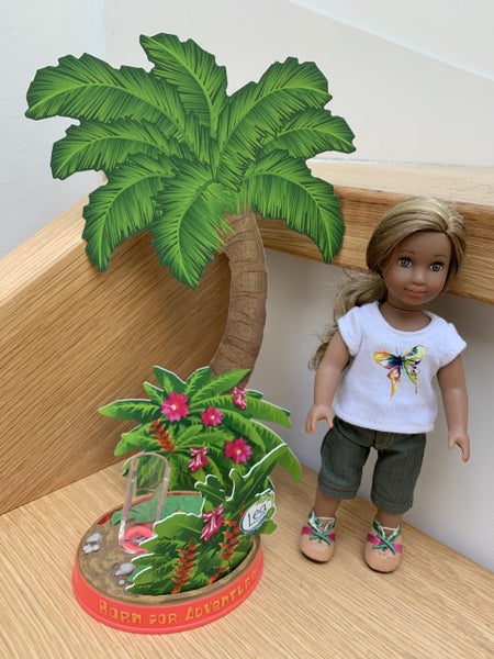 American Girl Doll "LEA CLARK" 2016 Mini 6" Special Edition Ltd. ~ ADORABLE mini Carousel 1