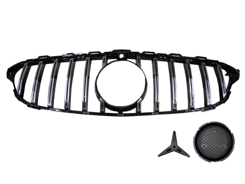 C-CLASS W205 2014-2018 Pre-Facelift Sedan 4D W/Camera Hole GRILLE/GRILL Chrom... Carousel 1