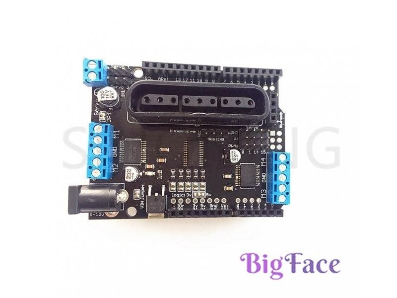 Arduino Motor Servo Shield Driver Board PS2 Handle Wireless Remote Control Carousel 1