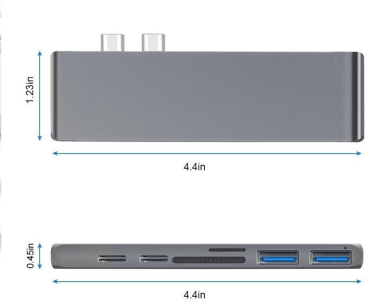 PTN New 7in1 USB-C Hub Card Reader Sale Sale Carousel 2