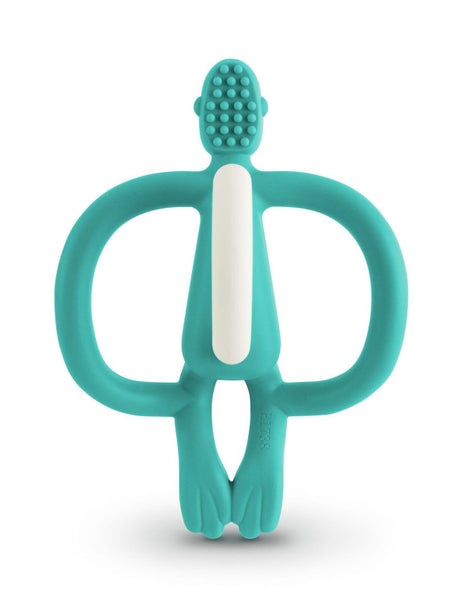 Matchstick Monkey Teething Toy and Gel Applicator - Emerald Green Carousel 2