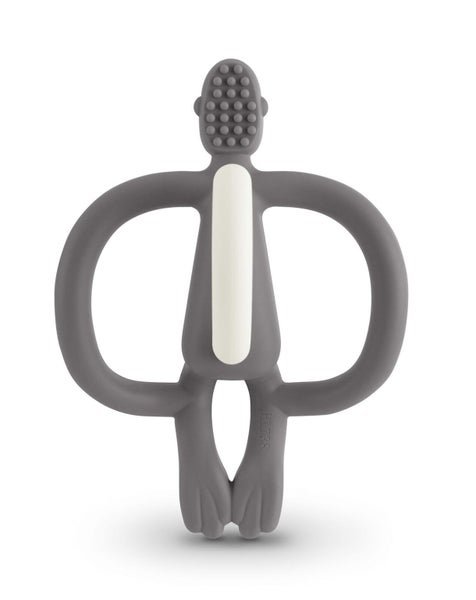 Matchstick Monkey Teething Toy and Gel Applicator - Grey Carousel 2