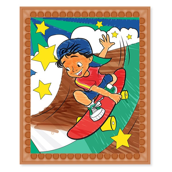Melissa & Doug On the Go Color by Numbers Kids' Design Boards With 6 Markers - P Carousel 5