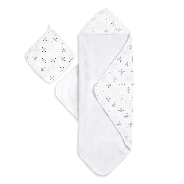 Aden + Anais Hooded Towel & Wash Set - Lovestruck Carousel 2