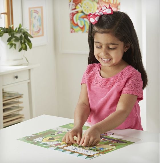 Melissa & Doug Reusable Sticker Pad Play House Carousel 2