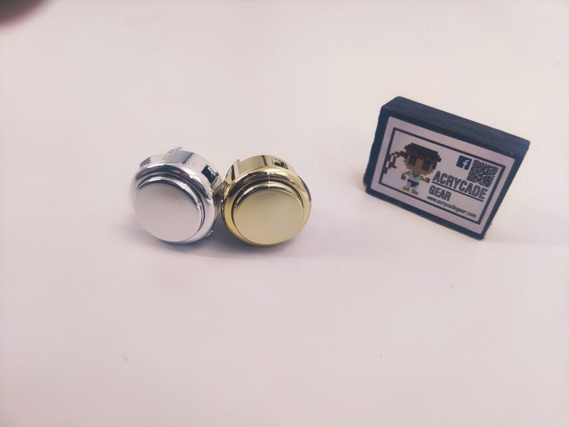 Metallic Arcade Button Snap-in 30mm Carousel 2