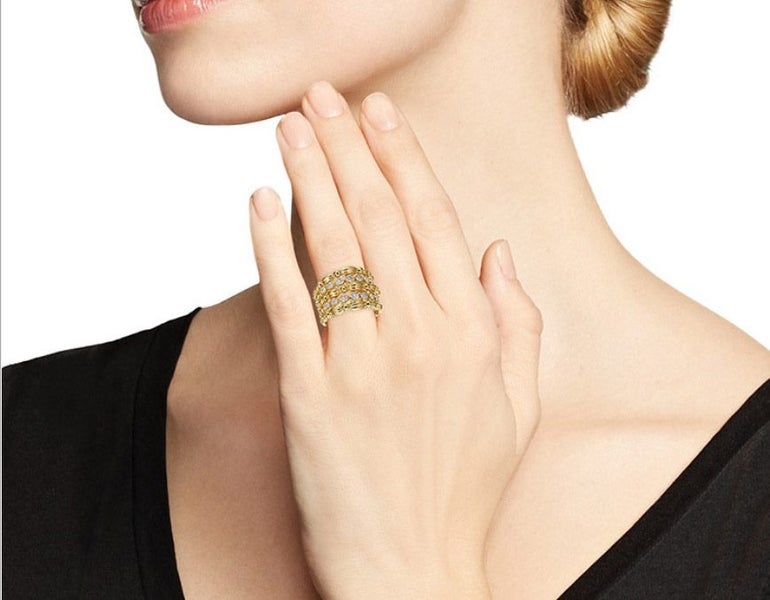 Ring _ 14K Gold Plated Ring / S9 Carousel 3