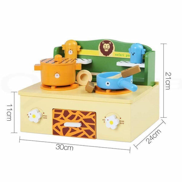 Kids Kitchen Play Set Wood Carousel 11