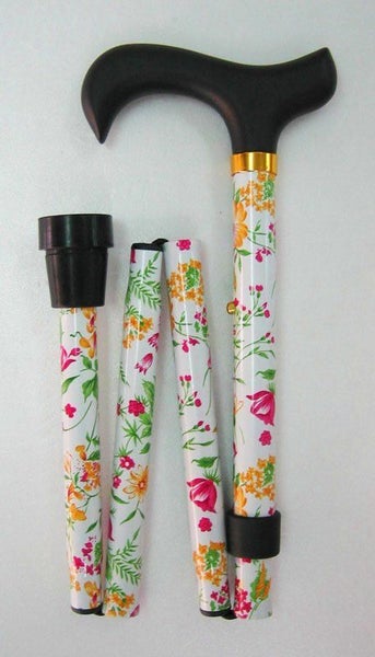 Walking Stick - Floral (80-92cm) Carousel 1