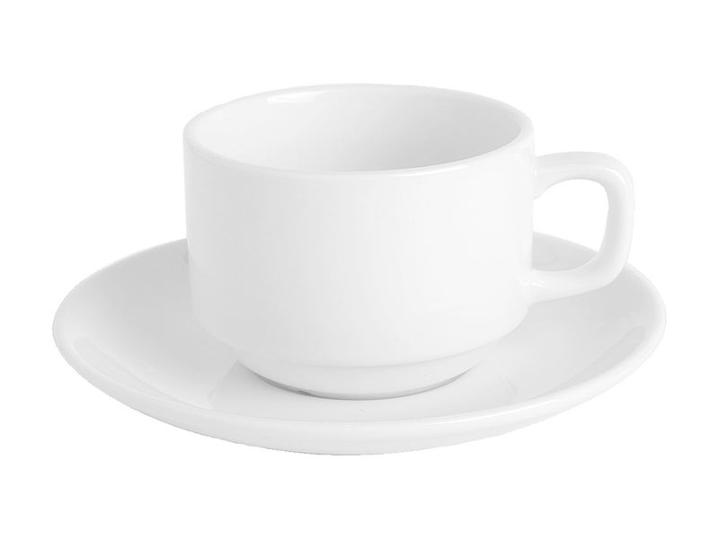 15cm Round Saucer - White - Royal Porcelain Tableware Carousel 2