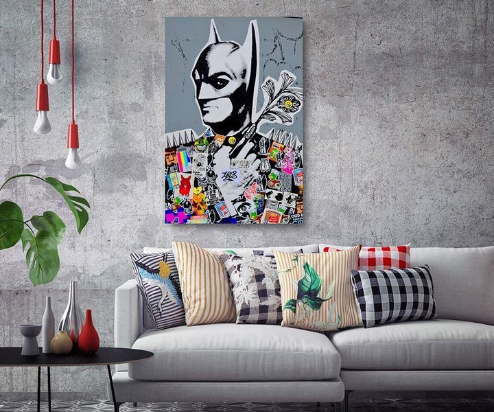 Free Shipping: Faicai Art Banksy Graffiti Street Batman Pop Art Print Carousel 2