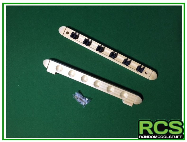 Pool Cue Rack Gold. Carousel 1
