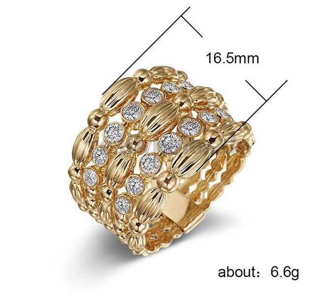 Ring _ 14K Gold Plated Ring / S9 Carousel 2