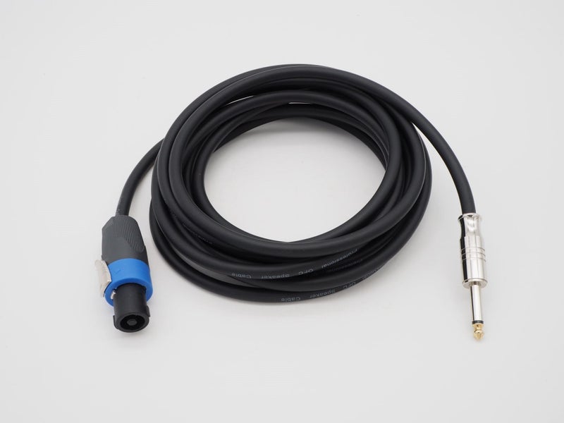 Heavy Duty 5m 13 Gauge Mono Jack to Speakon Speaker Cable(CB-24) Carousel 1