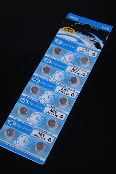AG3 / LR41 Alkaline Button Cell Battery - 10 Batteries Carousel 1