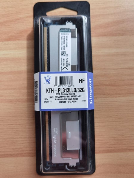 Kingston 32GB DDR3L 1333Mhz ECC LRDIMM Carousel 1