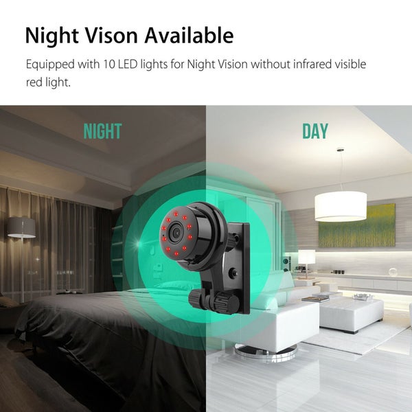 Mini Wireless WIFI IP Camera HD Smart Home Security Camera Night Vision 1080P Carousel 2